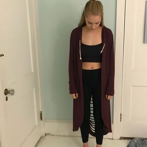 Long Sleeve hooded cover up